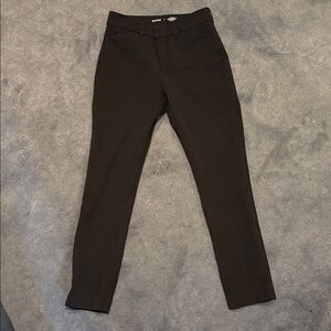 Old Navy Black High-Rise Pixie Pants